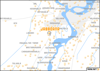 map of Jabboāna