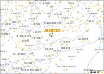 map of Jabboke