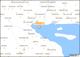 map of Jabbūl