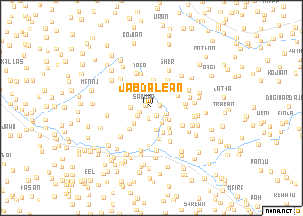 map of Jābdaleān