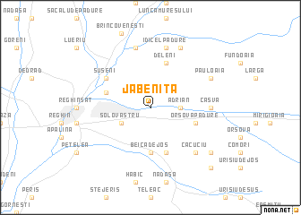 map of Jabeniţa