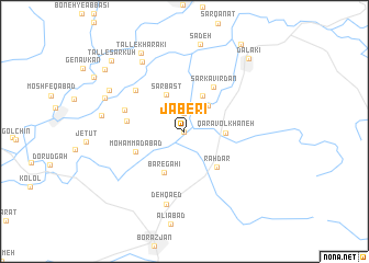 map of Jāberī