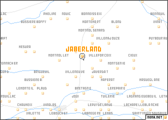 map of Jaberland
