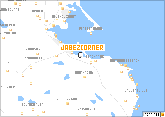 map of Jabez Corner