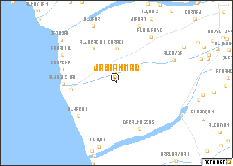 map of Jabī Aḩmad