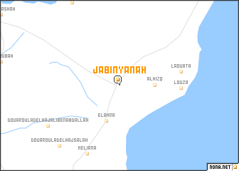 map of Jabinyānah