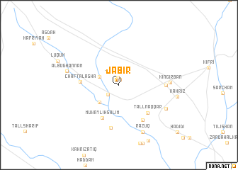 map of Jābir