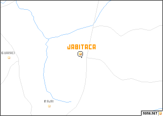 map of Jabitacá