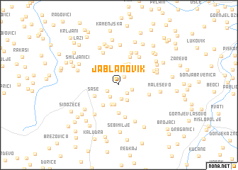 map of Jablanovik