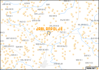 map of Jablan Polje