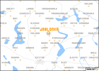 map of Jabłonka