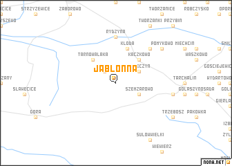 map of Jabłonna