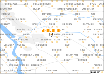 map of Jabłonna