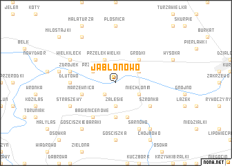 map of Jabłonowo