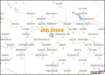 map of Jabłońskie