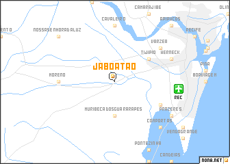 map of Jaboatão
