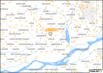 map of Jāboki