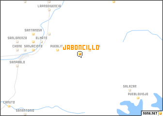 map of Jaboncillo