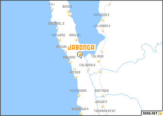map of Jabonga
