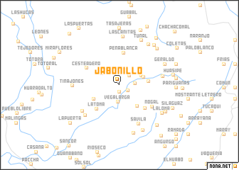 map of Jabonillo