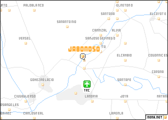 map of Jabonoso