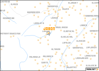 map of Jabón