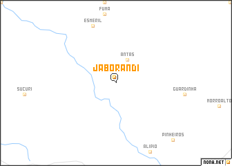 map of Jaborandi