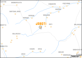 map of Jaboti