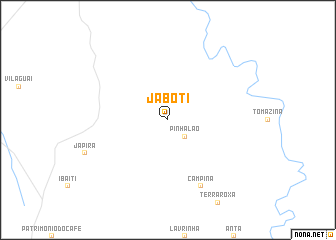 map of Jaboti