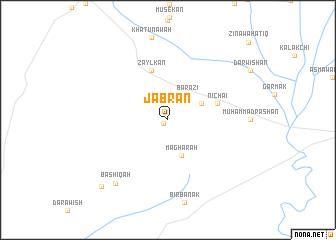 map of Jabrān