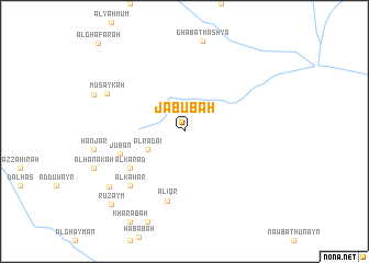 map of Jabūbah