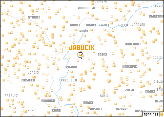 map of Jabučik