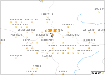 map of Jabugo