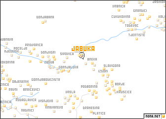 map of Jabuka