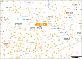 map of Jabuka