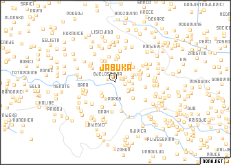 map of Jabuka