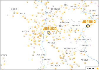 map of Jabuka