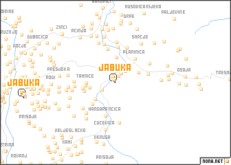 map of Jabuka