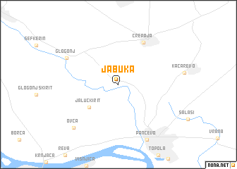 map of Jabuka