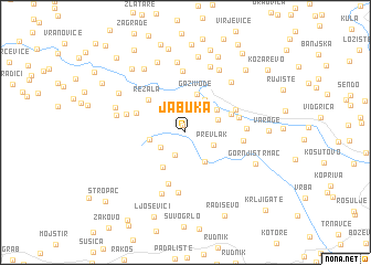 map of Jabuka