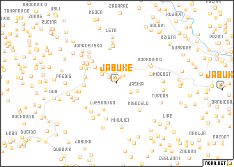 map of Jabuke