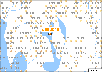 map of Jabukpo