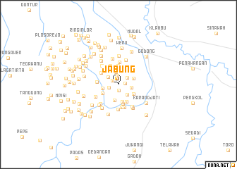 map of Jabung