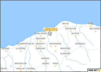 map of Jabung