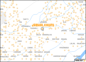 map of Jabwāl Khurd