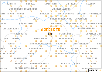 map of Jacalaca