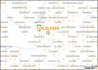 map of Jacaleapa