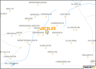 map of Jacales