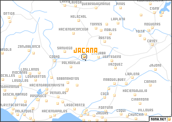 map of Jacana