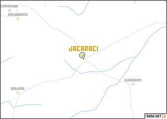 map of Jacaraci